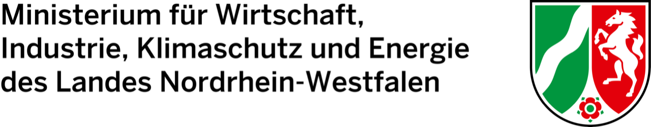 Ministerium für Wirtschaft, Industrie, Klimaschutz und Energie des Landes Nordrhein-Westfalen Logo